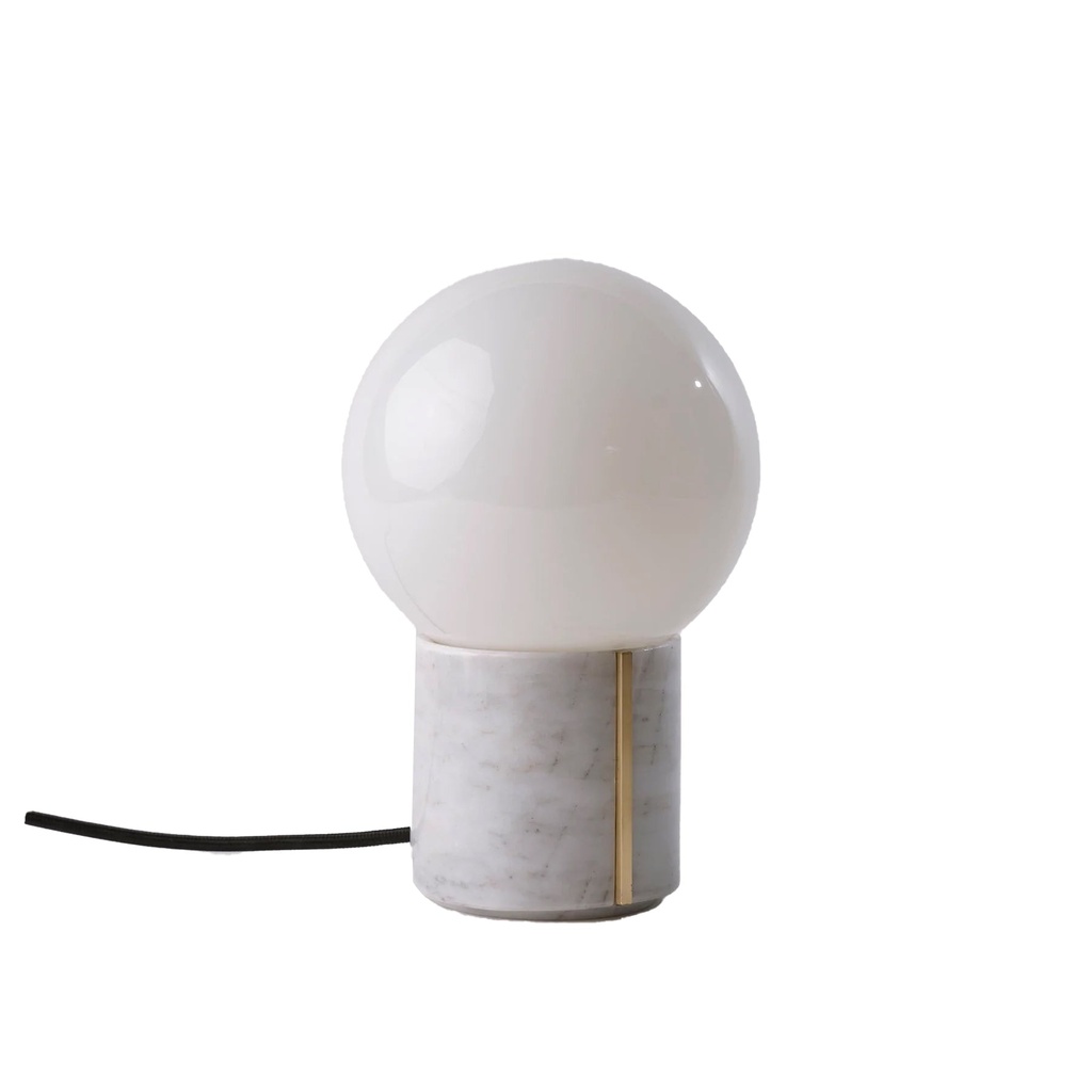 Lampara de mármol negro