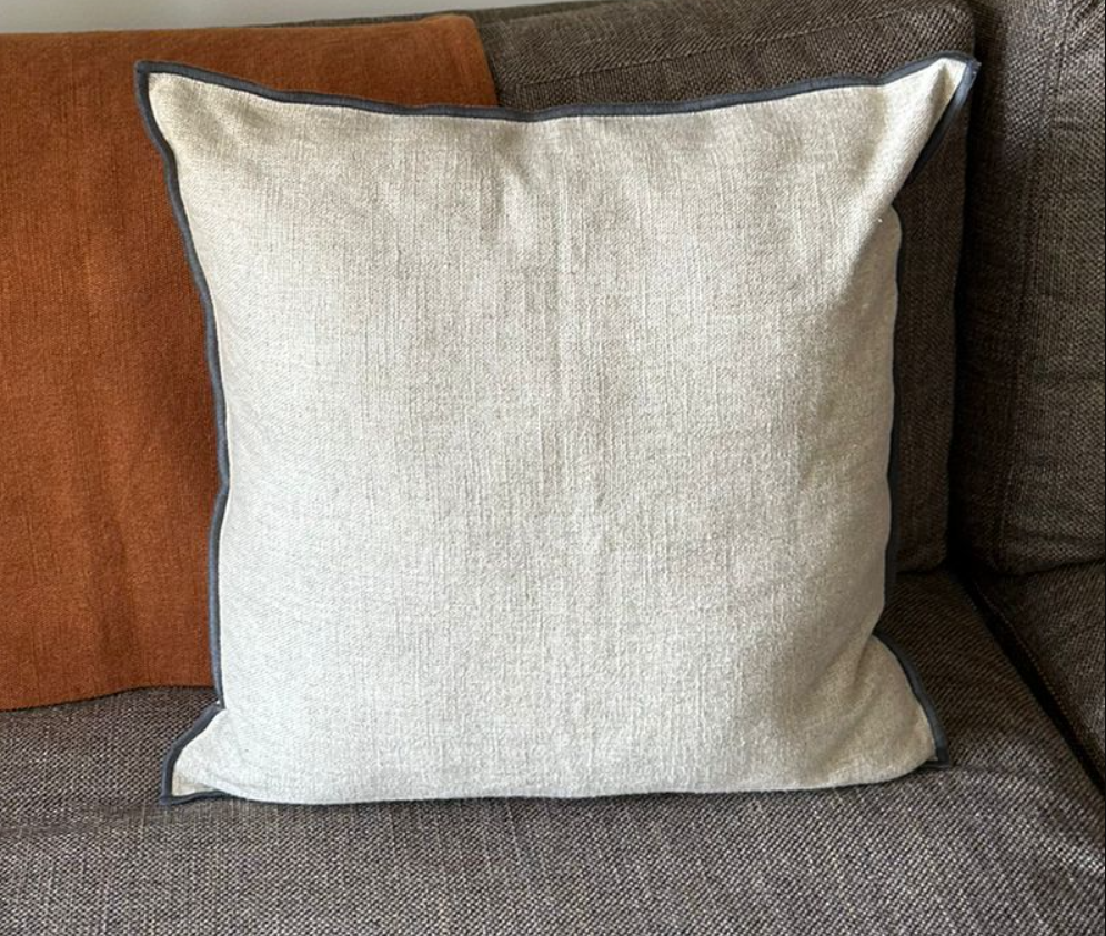 Cojín Cuadrado Natural