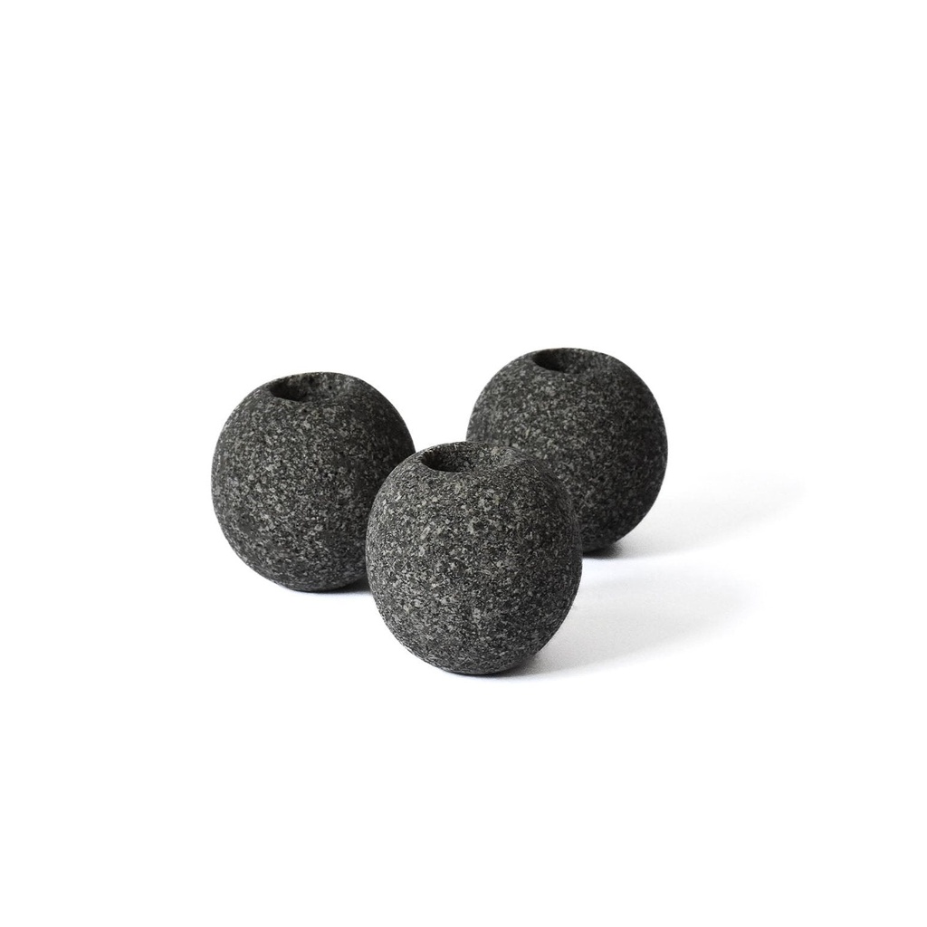 Candeleros de piedra Volcánica Redondos