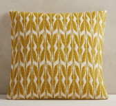 Cojín Mariposa Cuadrado Amarillo