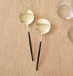 Cucharas Ensaladeras Doradas