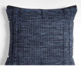 Cojín Lana Azul Cuadrado