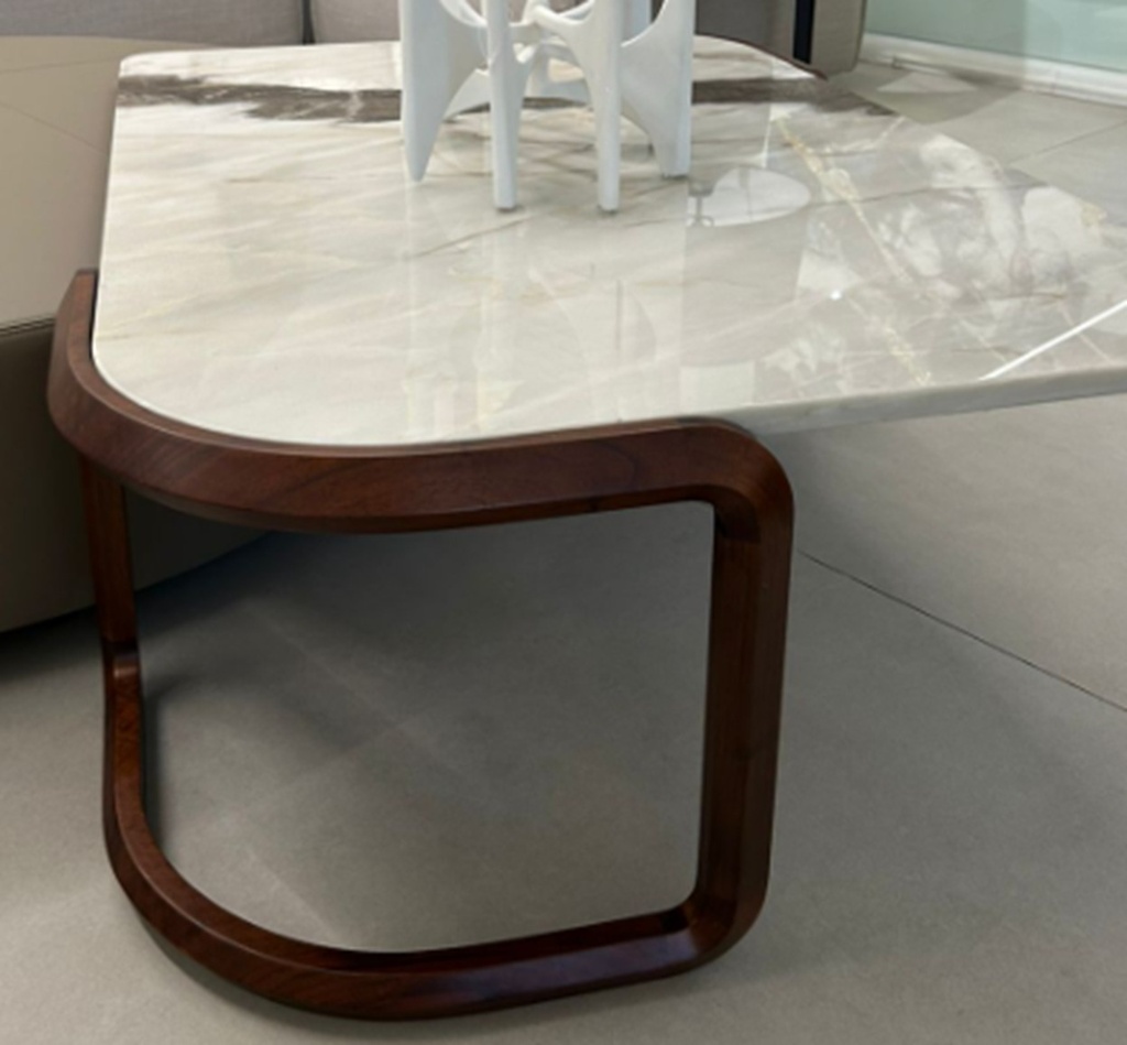 Mesa Margó de Centro con base madera