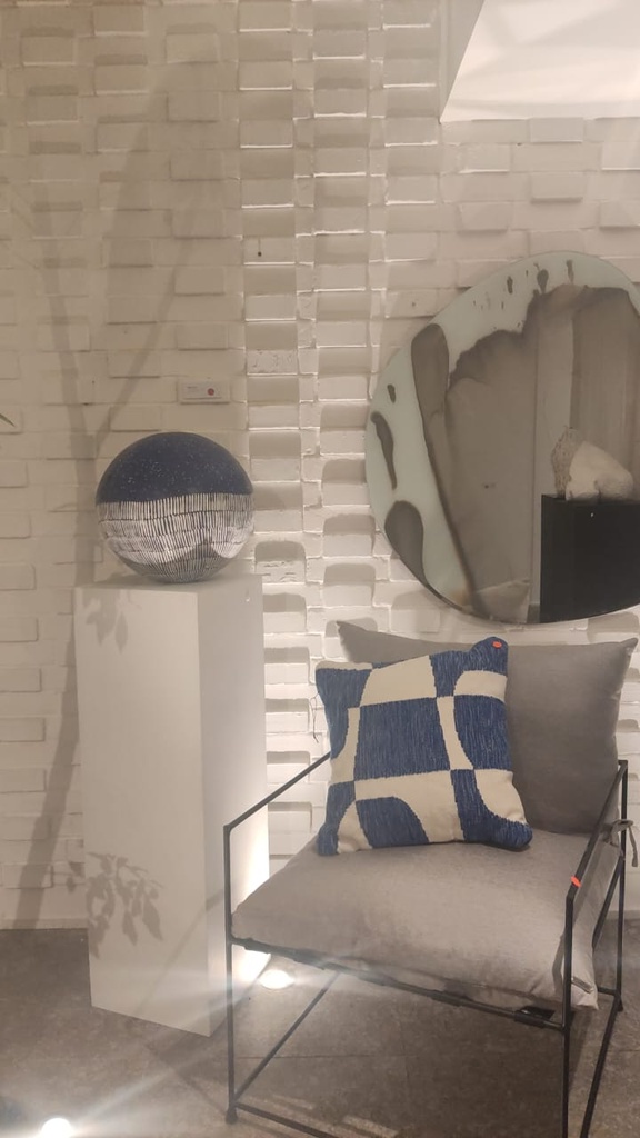 Pelota grande Azul y Blanco