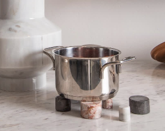 Porta Calientes de mármol