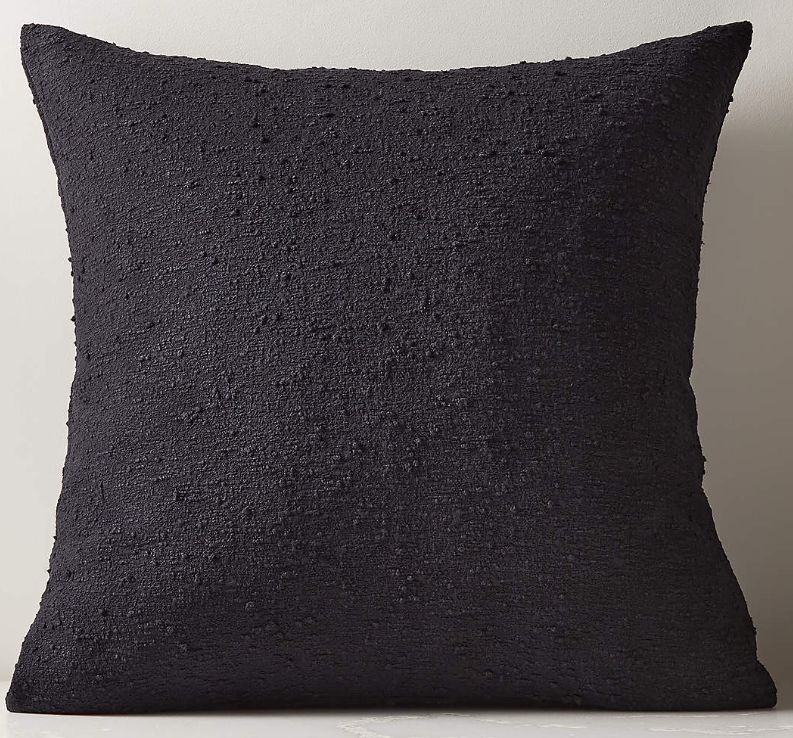 Cojín Negro Boucle