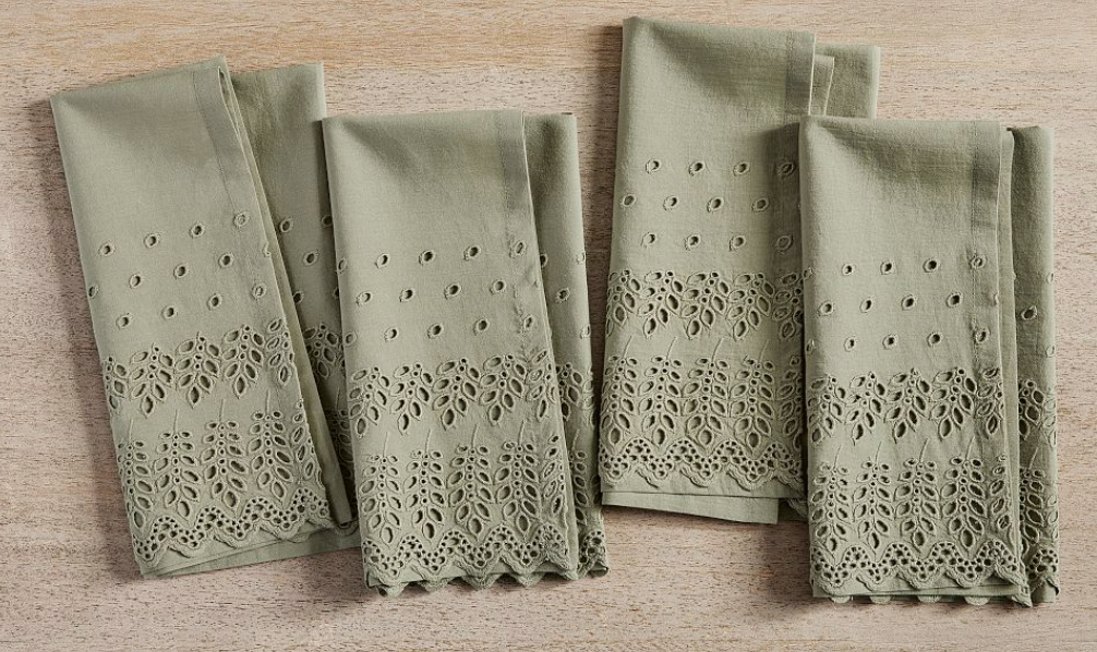 Servilletas de algodón orgánico (Set de 4)