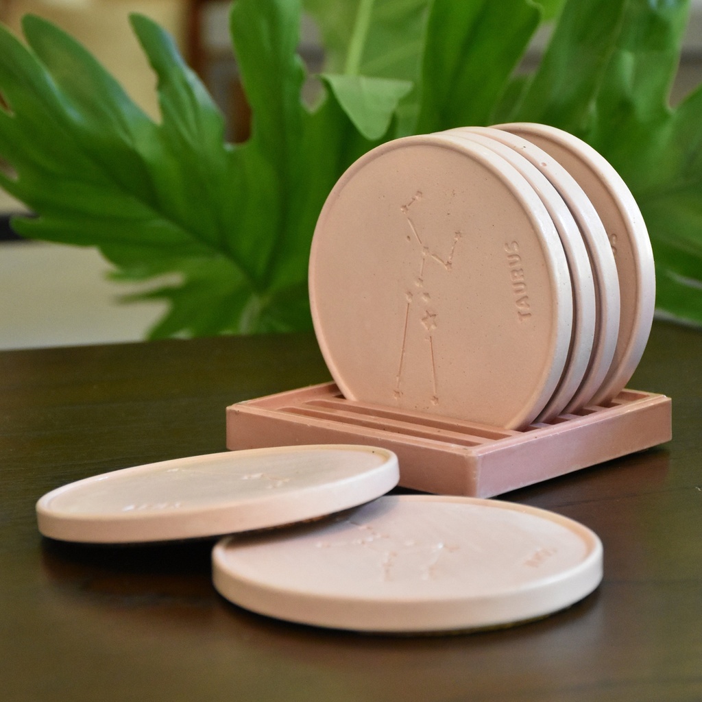 Porta Vasos Zodiacal Rosa