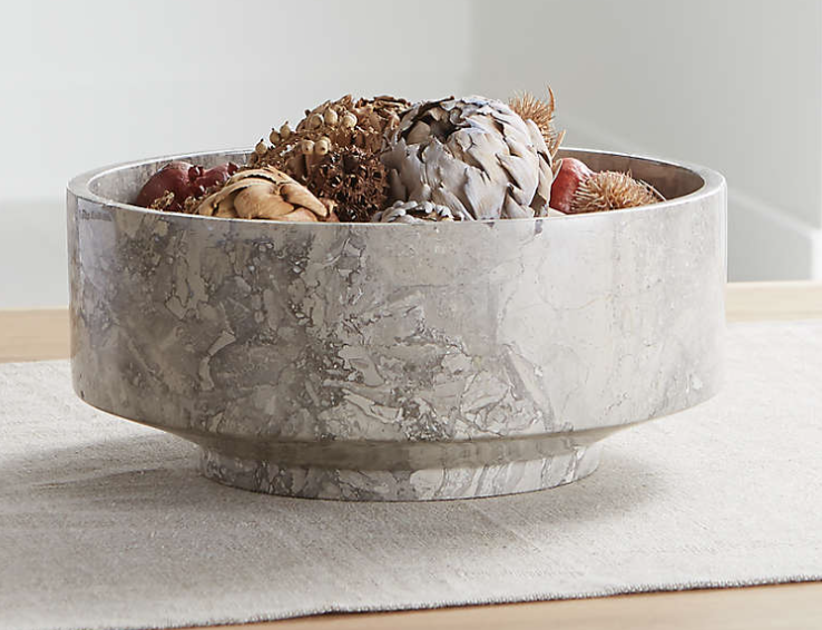 Bowl de mármol gris