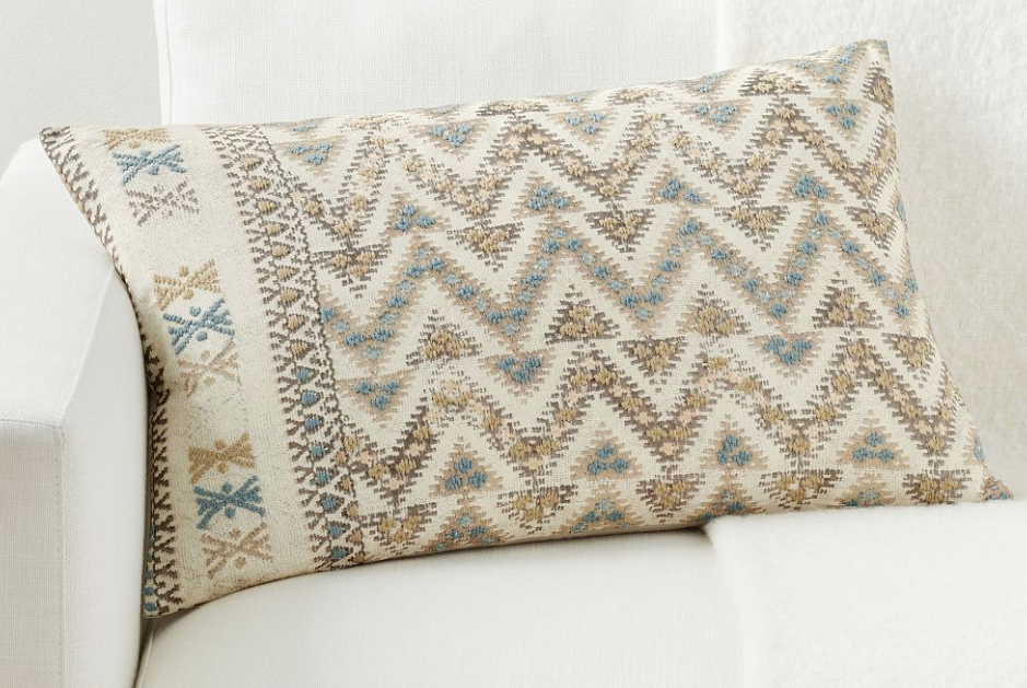 Riñonera Gráfico Café y Celeste