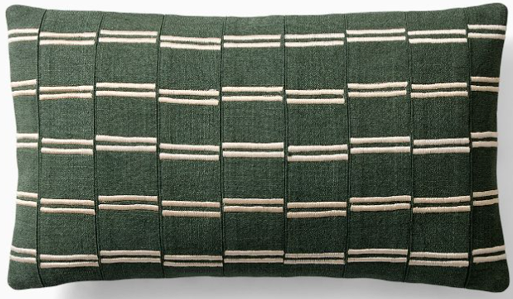 Riñonera Verde de Rayas Doradas