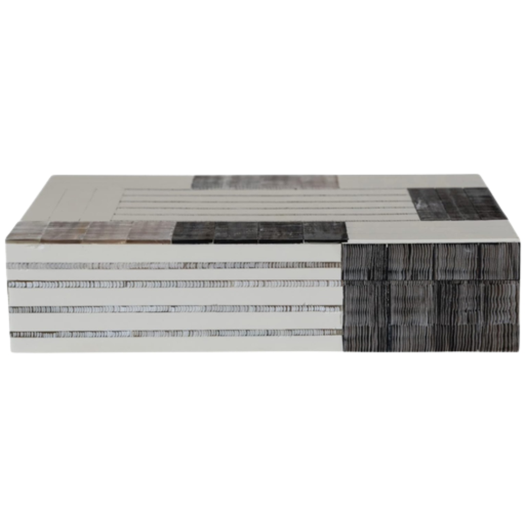 Caja Decorativa de Materiales Mixtos