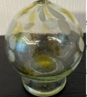 Florero Pequeño o Difusor con Granos con Esfera