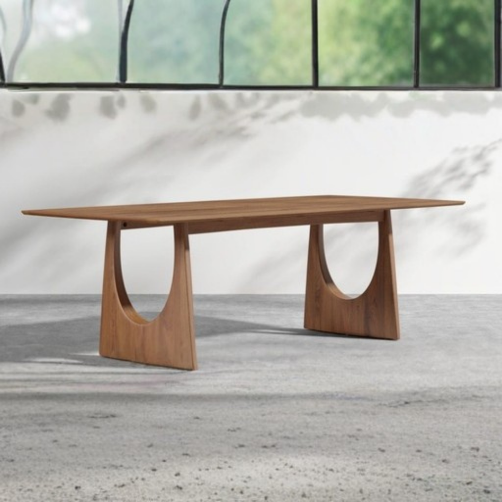 Mesa de comedor para exterior minimalista