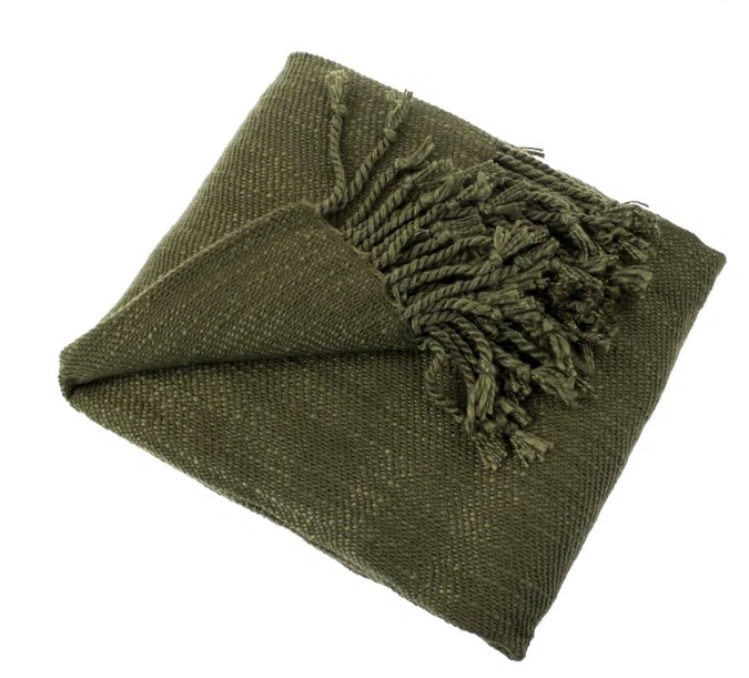 Throw Blanket olive