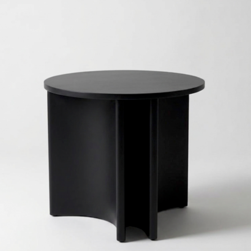 Mesa Tripode de 75 cms con Top Negro Marquina
