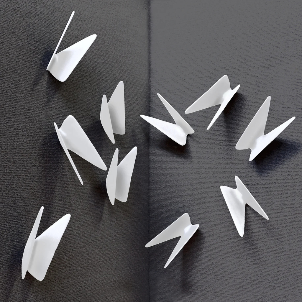 Instalación de Alas de Pared Vuelo Blanco