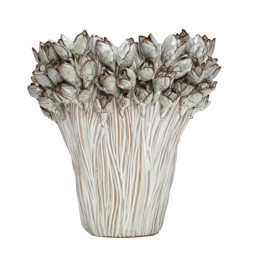 Florero Blanusa Alto