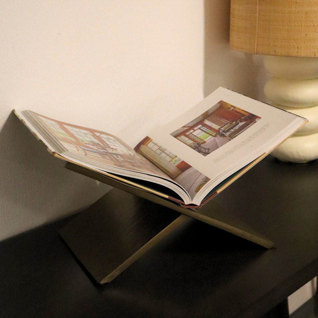 Book Stand Prisma Bronce