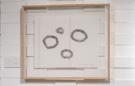 [OA0004] Obra de Arte - Pintura en papel " Toroidal " Barbara Castañeda