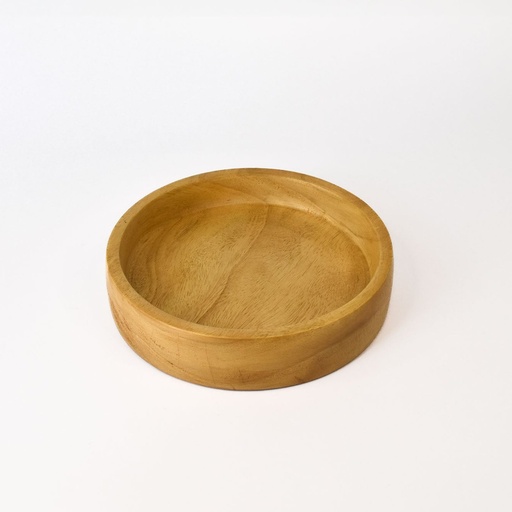 [US0026] Plato Labio silvester pequeño - Palo Blanco