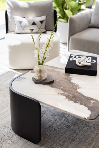 Mesa Margó de Centro con base negra