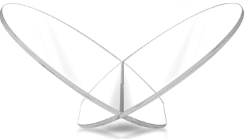 Bookstand Acrílico Transparente Ovalado