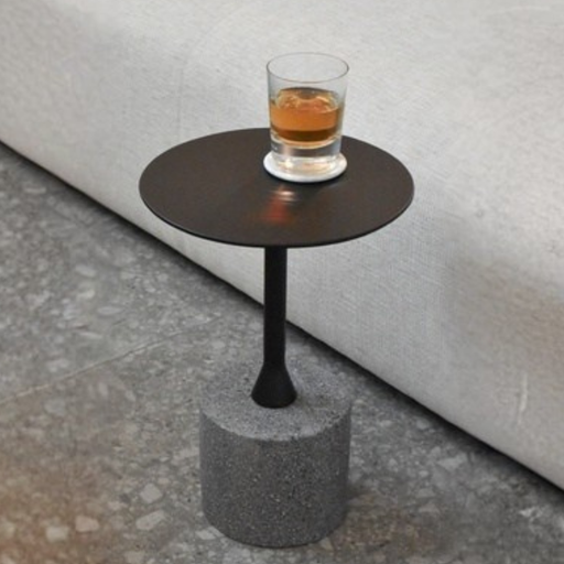 Side Table top de Metal Baja