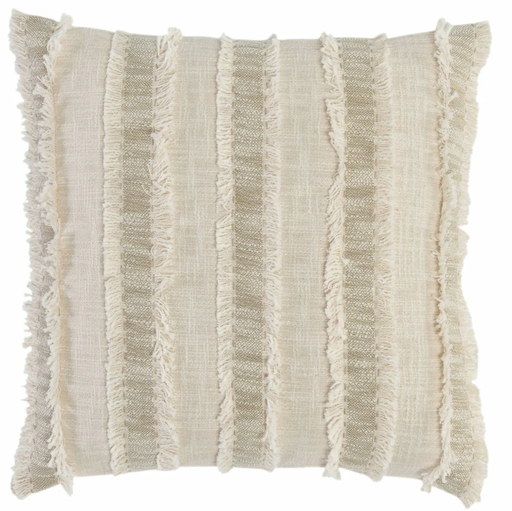 Cojín Flecos Beige
