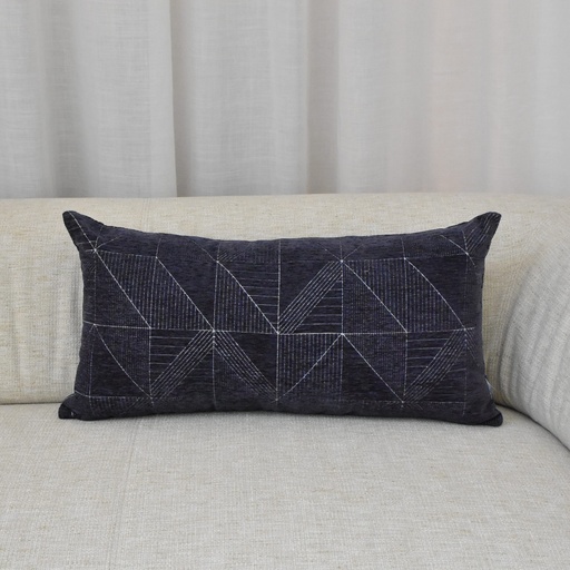 Riñonera Geométrica Azul Triángulos