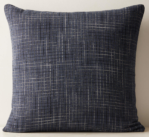 Cojín de Lino Azul Marino