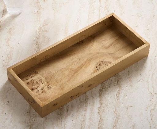 Bandeja Eden Burled Wood