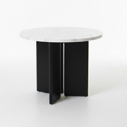 Mesa Tripode top marmol soto 80cm 