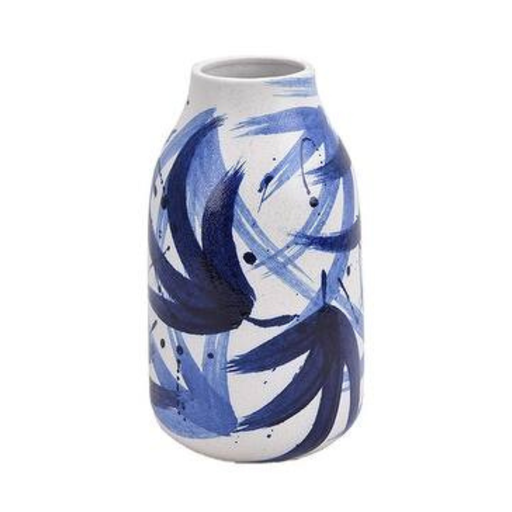 Maceta Porcelana Curva Blanca